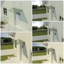 Glasvordach Türvordach