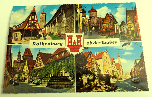 Ansichtskarte rotenburg ob - ansichtskarte,