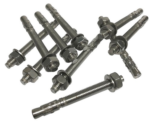 10x edelstahl bolzenanker - 10x,