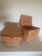 Aufbewahrungskörbe Geflochten Bunt