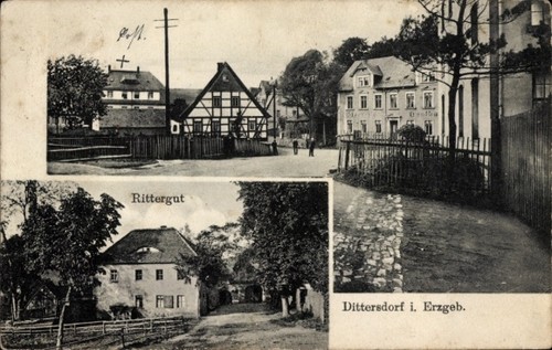 Dittersdorf erzgebirge - ak,