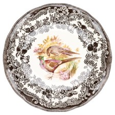 Untertasse für Tee / Kaffee Fasan Palissy Game Series braun