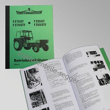 Fendt Geräteträger Betriebsanleitung F 275 GT Traktor Schlepper 500015