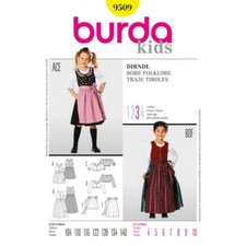 Burda kinder mädchen dirndl - kinder,