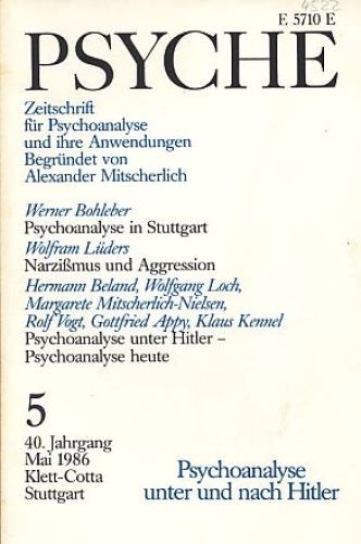 Psyche jahrgang 1986 - psyche,