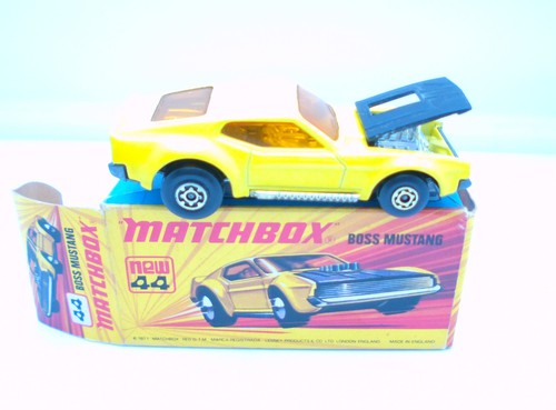 Matchbox boss mustang new44 - matchbox,