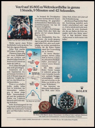 Rolex gmt master - -, reklame