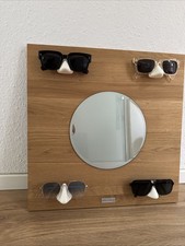 Brillenständer/ Brillenablage für die Wand mit Spiegel