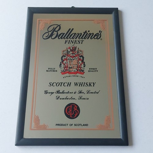 Vintage mirror ballantines - vintage,