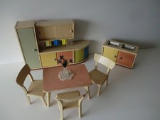 Küche P. Hübsch 50/60 er Jahre Erzgebirge Puppenküche Puppenstube Puppenhaus