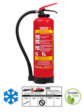 Gloria FA6EASY 6l Fettbrand Feuerlöscher Schaum Frostsicher inkl Halterung u. Pl