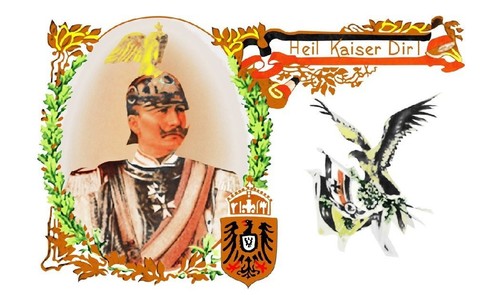 Fahne flagge heil kaiser - fahne,
