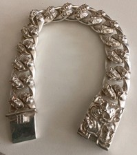 Silber grobes totenkopf - silber,