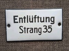Kleines altes emaille schild - altes,