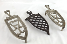 3 x Antike Bügeleisen