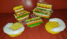 Vintage Barbie - aufblasbares Wohnzimmer-Möbel-Set 70er Jahre 