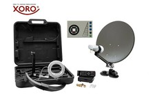 XORO MCA 38 HD Koffer Set Satellitenantenne, DVB-S2 Receiver, LNB mit SAT-Finder