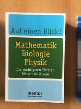 Abi Mentor  Auf einen Blick - Mathematik, Biologie, Physik bis zur 10. klasse