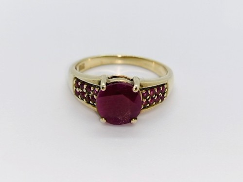 Ring gold rubin komplett - gold,