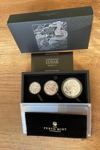 Münzen silber set - 3,5,