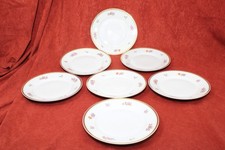 Kahla Porzellan  Goldrand Mittelteller Kuchenteller 19 cm 7 Stück