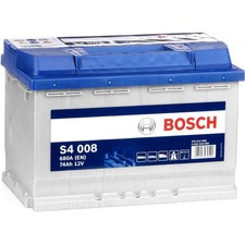 BOSCH S4 008 Starterbatterie 12V 74Ah 680A/EN L3 für Audi BMW Mercedes-Benz VW