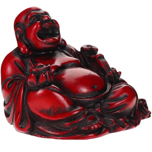 Schreibtisch mit buddha statue - schreibtisch, buddha-statue