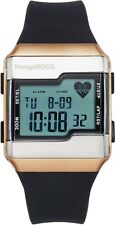 Kangaroos Chronograph Armbanduhr Damenuhr mit Pulssensor Digitalanzeige (929)