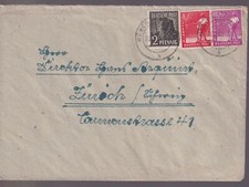 Gemeinsch.Ausg. Mi. 954,945,943, München - Zürich, 26.2.48