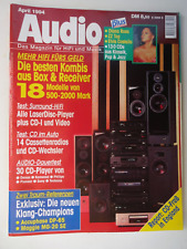 AUDIO 4/94,MAGNEPAN MG 20,ACCUPHASE DP 65,T+A 160 E,PIONEER CLD 2850,SONY MDP 85