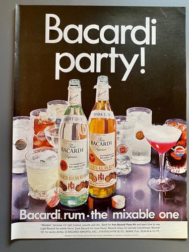 1968 bacardi party the - bacardi,
