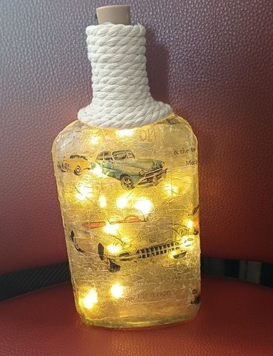 Handarbeit glasflasche als - handarbeit,