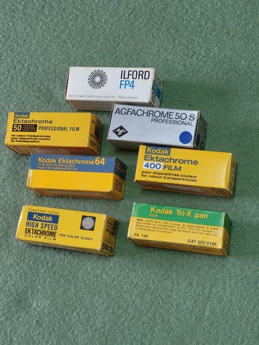 Kodak agfa ilford 120 film - -,