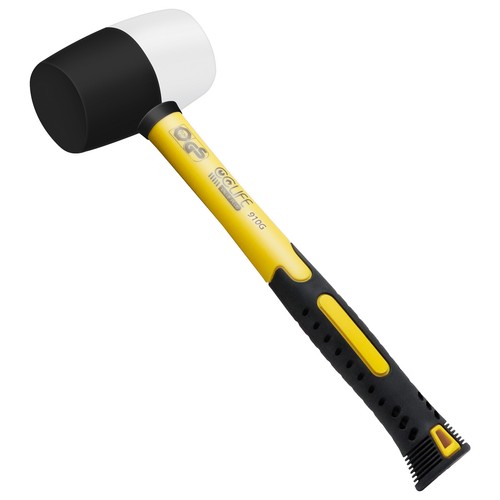 Gummihammer swz weiß - gummihammer, swz./weiß