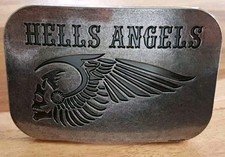 Gürtel Schnalle Buckle Biker Club Motorradclub ca. 9 x 6 cm Hells Angels. Member