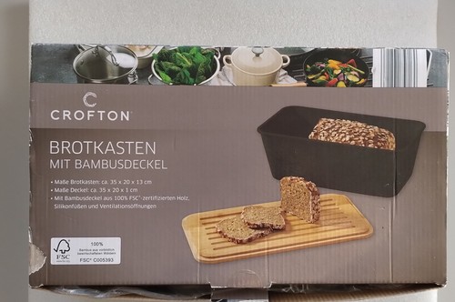 Brotkasten mit bambusdeckel - mit,
