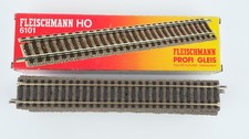 Fleischmann H0 6101 Gleis gerade 200 mm (10 Stk. in OVP rot-gelb)