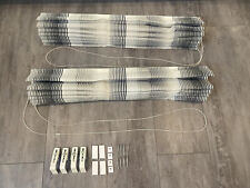 Vorhang Raffrollo Raffrollos MHZ Volano Breite 74 cm schwarz grau weiss weiß 