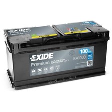 Exide Premium Carbon Boost 100AH 900A EA1000 Autobatterie 12V = Bosch Varta 