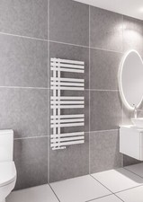Design Badheizkörper Elena, Handtuchheizkörper, weiss oder schwarz, Breite 50 cm