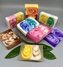 90g handgemachte Seifen marmoriert Weihnachten