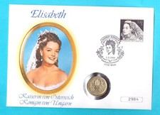 SISSI ** KAISERIN VON ÖSTERREICH ** MIT 1 KRONE SILBER MÜNZE ** SELTEN
