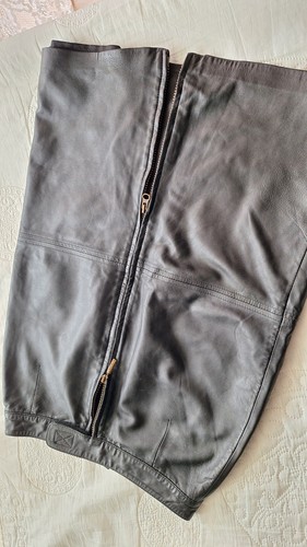 Lederrock lammnappa schwarz - lammnappa,
