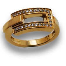 Ring Brillant 750 Gold 18 Kt