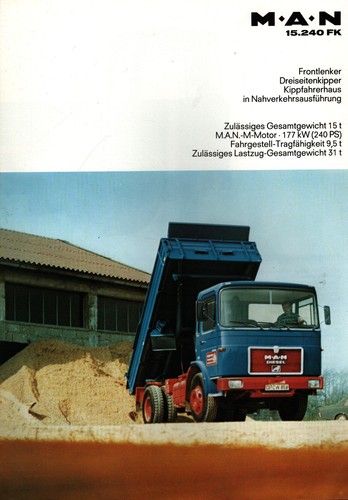 Prospekt man lkw transporter - man,