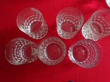 6 exclusive Whiskygläser Peill & Putzler Düren Granada H 9,4cm, Ø 7,5cm Tumbler