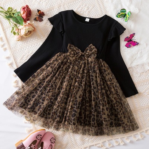 Kinder mädchen kleid tiger - kinder,