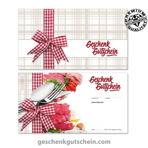 Gutscheinkarten standard - gutscheinkarten, "standard"