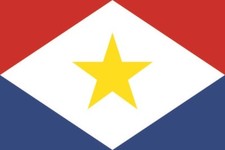 Aufkleber saba flagge - saba, 15