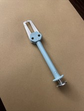 DDR Zuckerzange Zuckergreifer Hellblau 1970 1980 Plastik Metall Zuckerfasser